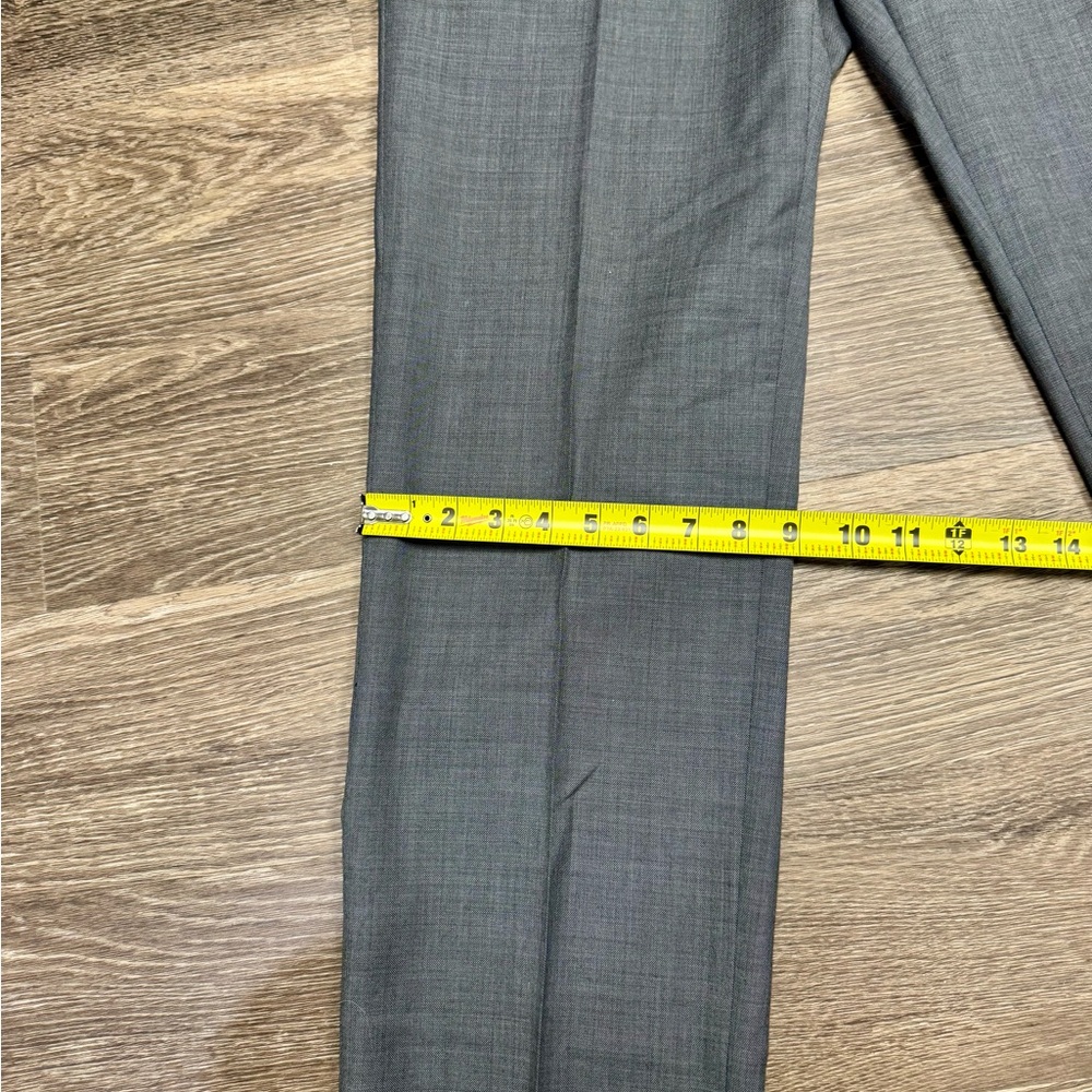 Tommy Hilfiger Gray Dress Pants Mens 34x32 Flat Front Classic Career Trousers - Picture 7 of 7